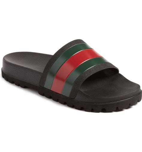 sliders shoes gucci|Gucci slides nordstrom.